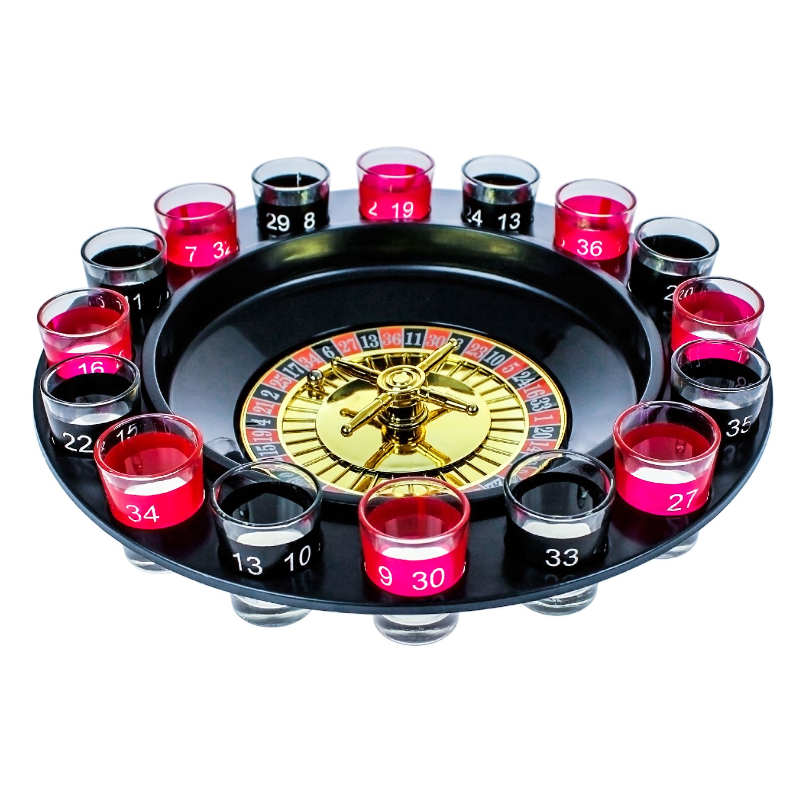 Roulette Trinkspiel - Lustiges Partyspiel mit Spaßgarantie