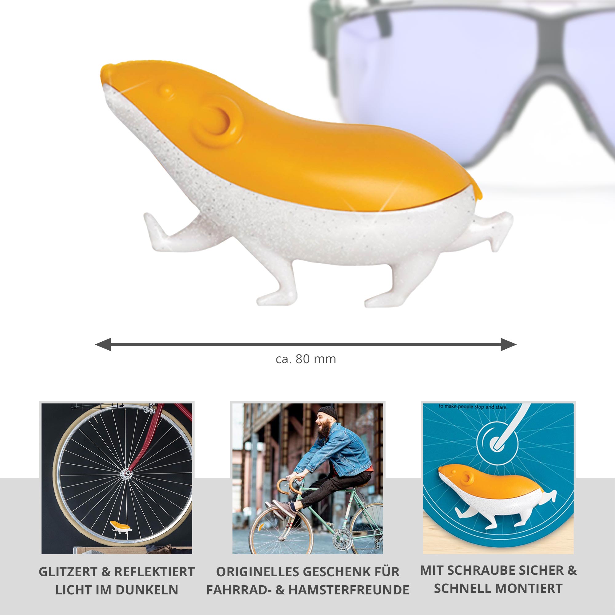 Fahrrad Hamster für Speichen