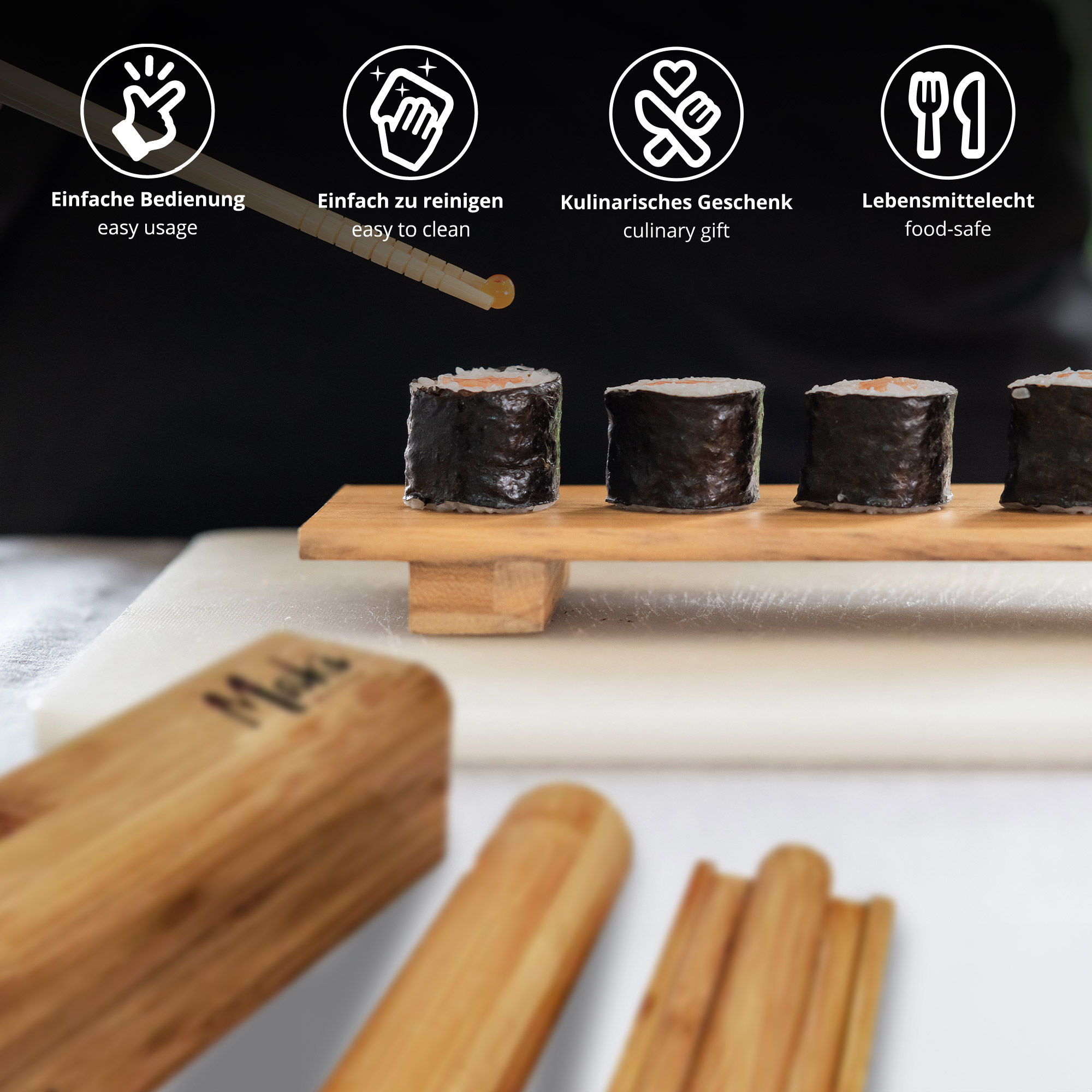 Maki Sushi selber machen - Sushi Rolls Set