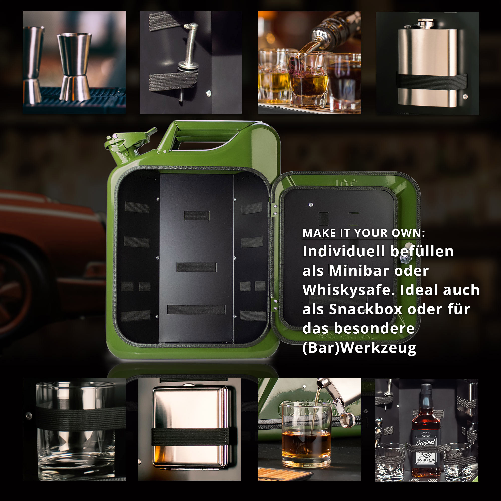 Original Kanister-Bar - Die Minibar für Unterwegs